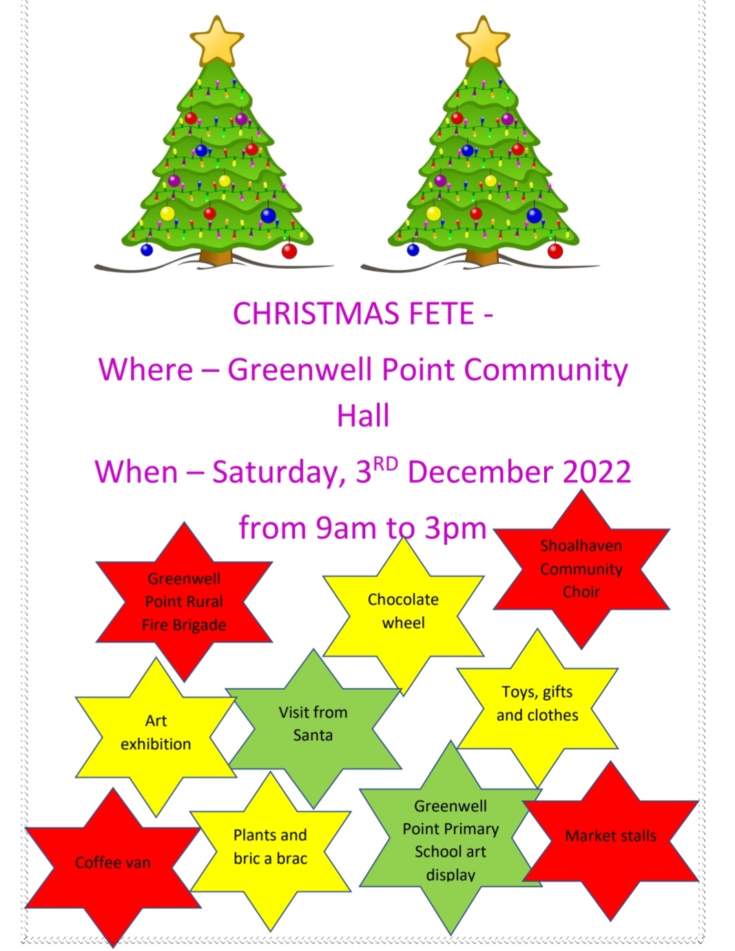 Greenwell Point Christmas Fete