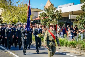 Anzac Day commemorations in Berry.